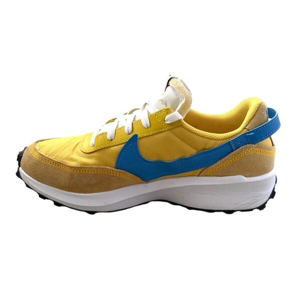 Nike Waffle Trainer 2 Yellow Blue Men’s  Size 9 DH9523-700